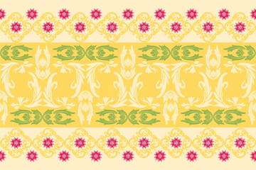 Classic damask vector ,Seamless vector ,Damask 