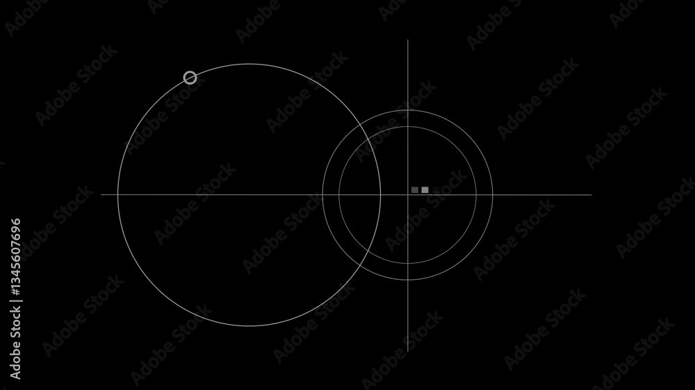 Poster 3d png alpha .abstract circle and line and line hud technological futuristic elements. on isolated b