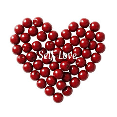 Red Heart Candy: Love & Romance on Transparent  background