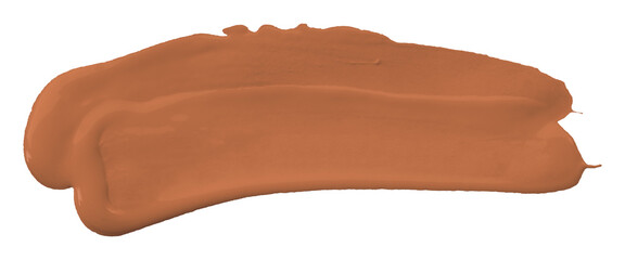 brown brush isolated on transparent background