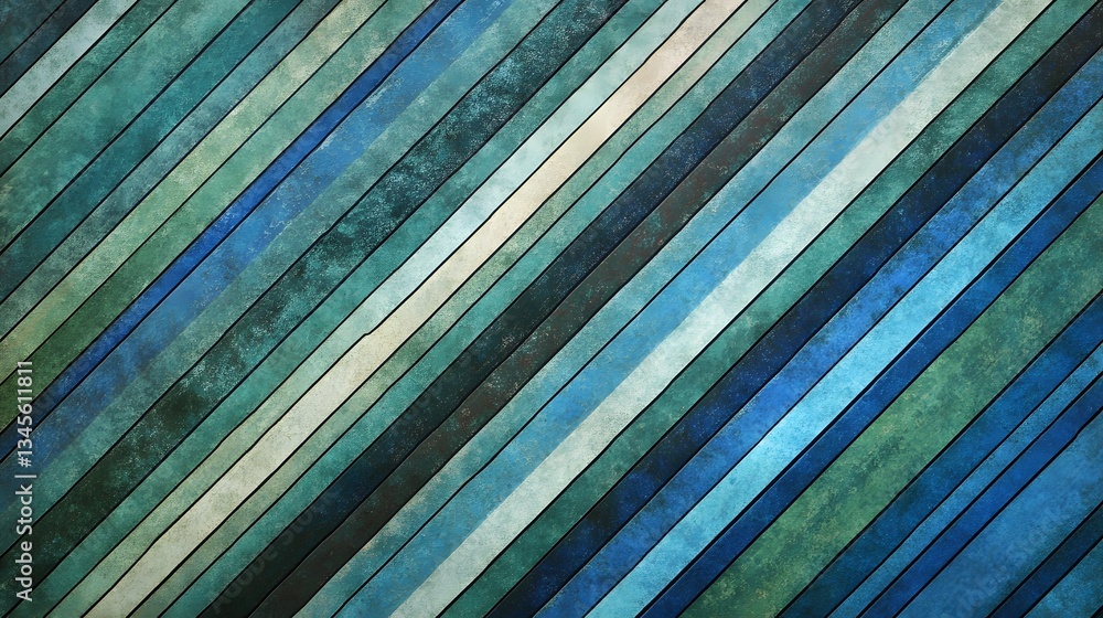 Poster angled stripes of varying colors create a textured background appearance