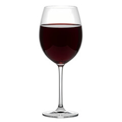 Red Wine Glass, Drink Image on Transparent  background