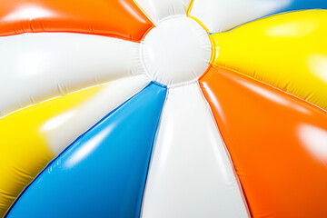 yellow beach ball