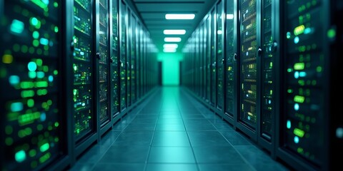 Data storage and processing in a server room