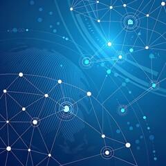Obraz premium abstract technology background