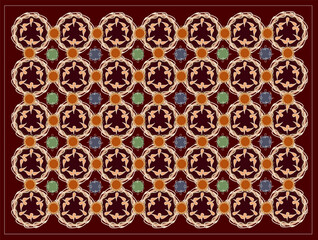 Abstract pattern for print. Mozaique geometric pattern. Arabesque islamic moroccan design. Print pattern. seamless graphic vector design. arabesque shapes background.