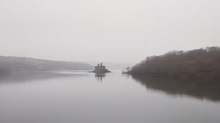 Misty Island Chapel Reflections