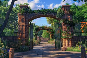 Flawless Image of Majestic Entry of Lincoln Park Zoo in Chicago