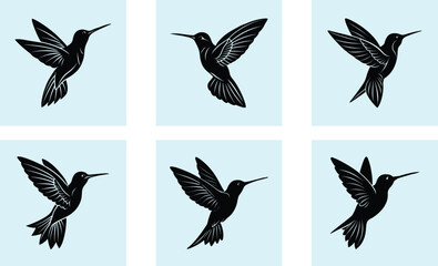 Hummingbird Silhouette vector