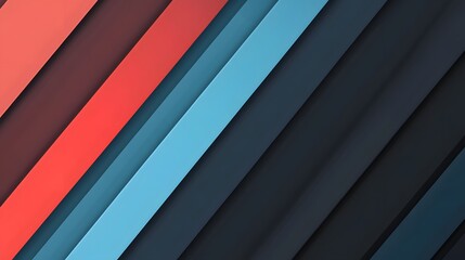 Obraz premium Angled colored strips create a modern and vibrant abstract backdrop