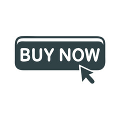 Buy Now Button with Clicking Cursor Icon