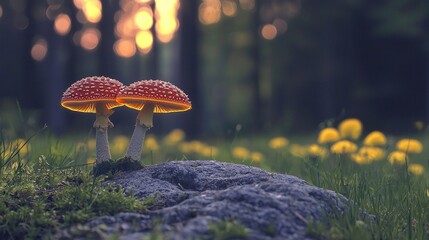 Forest mushrooms