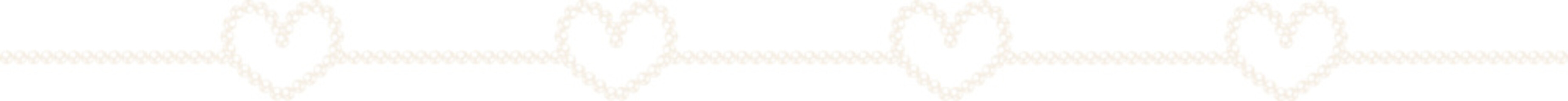 Aesthetic Coquette Cute Heart Pearl Border