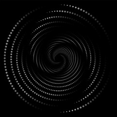 Modern abstract background. Halftone dots in circle form. Round logo  design element or icon. modern dots concept