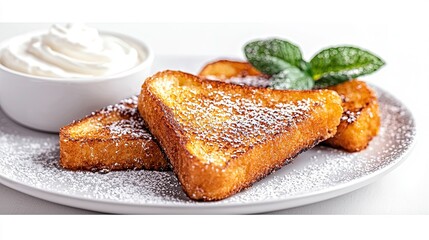 French Toast Triangles