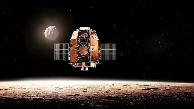 Spacecraft on Mars surface