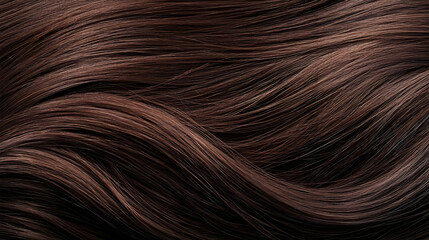 Fototapeta premium Abstract Brown Wavy Hair Texture