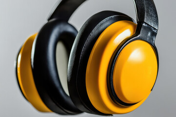 Hearing protection yellow ear muffs, Personal Protective Equipment