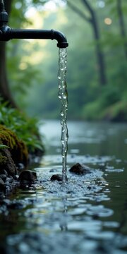 A natural source of fresh water