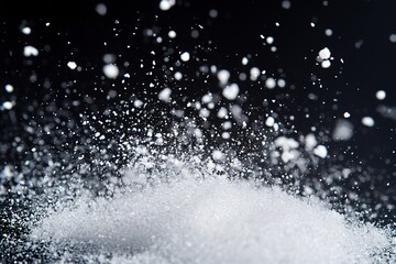 Sparkling Snow Explosion Winter Wonderland Texture Background