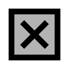 Obraz premium Cross in Square 