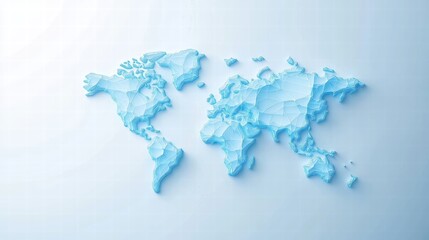 world map Business and Global Economy World map with highlighted trade routes and major financial centers, illustrating global economic connections.