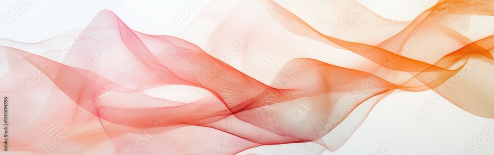 Fototapete Abstract pencil strokes create a flowing gradient with light, showcasing subtle color transitions and soft forms