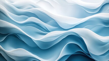 Obraz premium An abstract technology backdrop featuring blue and white cross waves, creating a modern and visually striking effect.