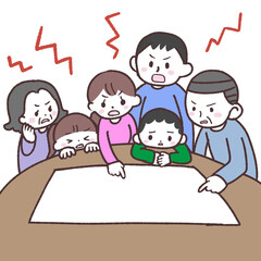 揉める家族会議