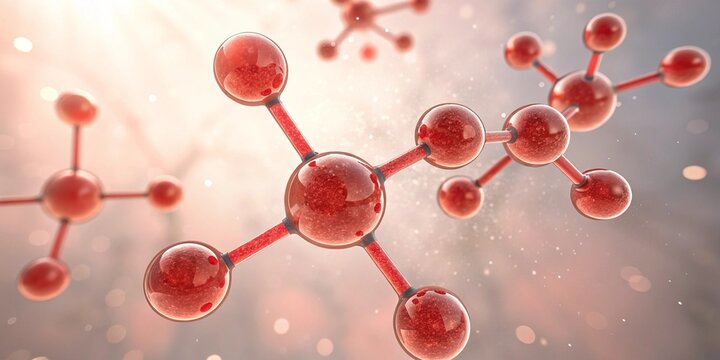 3d render of molecule