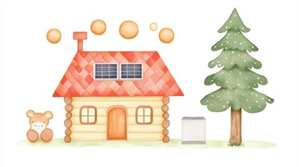 Chic Off-Grid Cabin Embracing Solar Energy for Sustainable Living in Nature