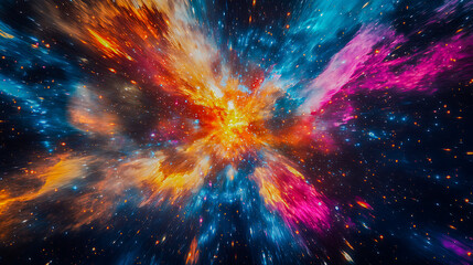 Cosmic Stardust Explosion