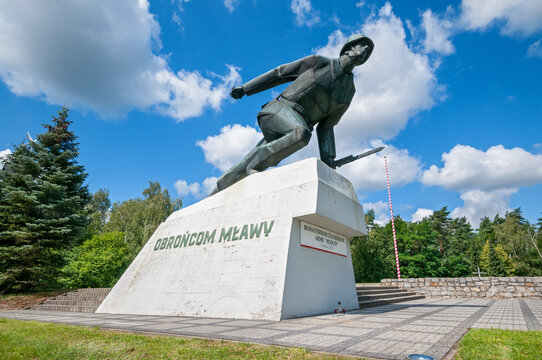 Monument to the Defenders of Mława in Uniszki, Uniszki Zawadzkie. Masovian Voivodeship, Poland	
