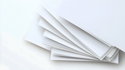 Stack Of White Paper Sheets