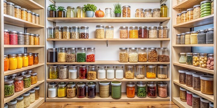 Organized Pantry in a Small 10x10 Closet: Maximizing Space with Clever Storage Solutions