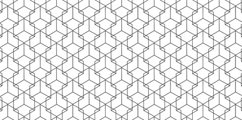 Vector grid metal gradient science web tech connection triangle diamond honeycomb hexagon art. Seamless pattern with hexagon square cube geometric pattern shapes grid metal element texture design.