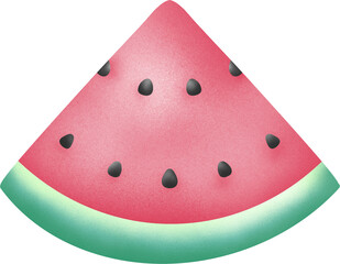 Watermelon Slice Illustration