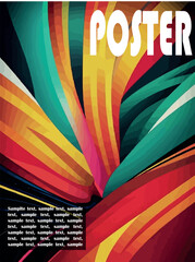 Abstract vector poster
