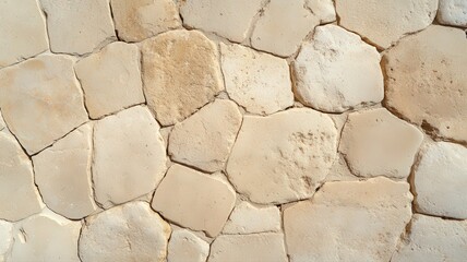 Beige Stone Wall Texture Background