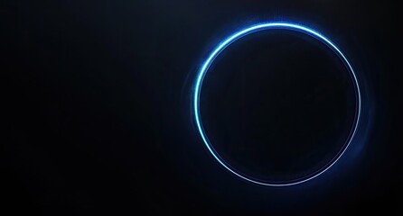 Obraz premium Circular Neon Glow