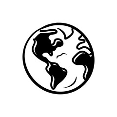 globe icon transparent background