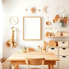 vintage kitchen interior with table
