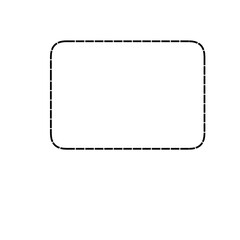 Dashed Rectangle Frame 