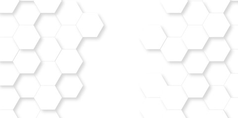 	
Abstract white Hexagonal Background. Luxury White Pattern. Vector Illustration. 3D Futuristic minimal honeycomb mosaic white background. geometric mesh cell texture. modern futuristic wallpaper.