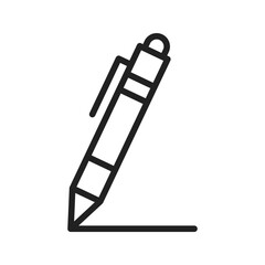 Pen icon vector image. Suitable for mobile apps, web apps and print media.