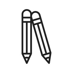 Pencil icon vector image. Suitable for mobile apps, web apps and print media.