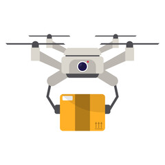 Drone Delivery Illustration