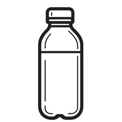 Plastic water bottle graphic