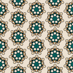 seamless abstract pattern with shapes modern background design print for fabric surface design packaging wrapping paper vector illustration