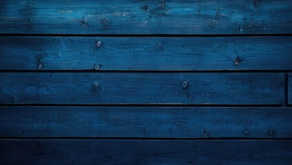 Dark blue wooden planks, horizontal texture